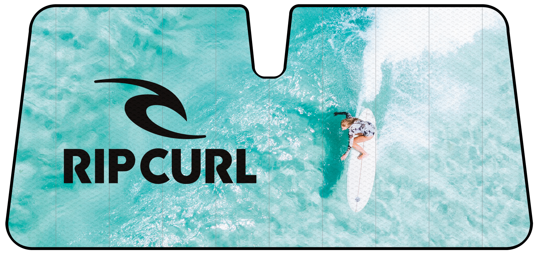 Rip Curl Wave Car Sun shade Windshield visor Front Window Windscreen